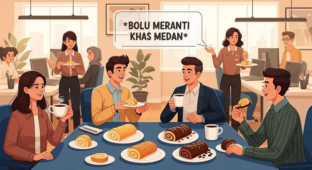 bolu meranti khas medan