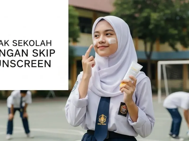 sunscreen anak sekolah