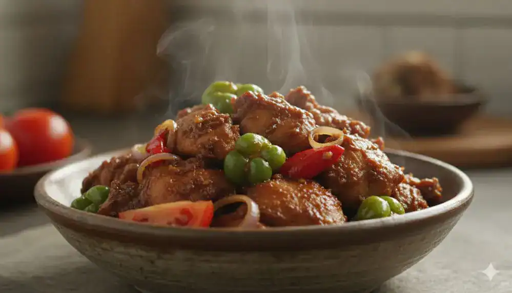 resep ayam gongso cabe gendot