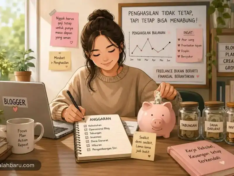 cara mengatur gaji nggak tetap
