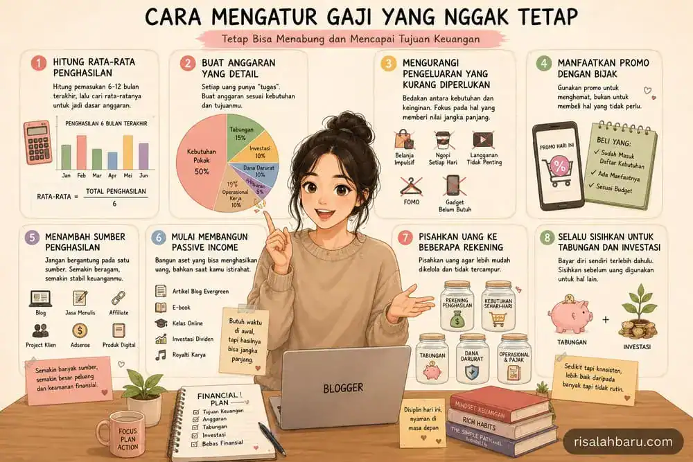 tips mengatur gaji yang nggak tetap